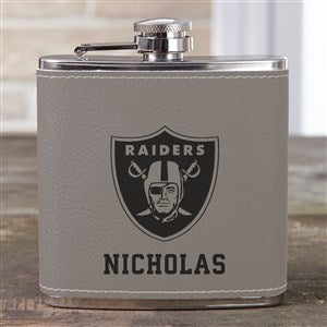 NFL Las Vegas Raiders Leatherette Personalized Flask - 38979