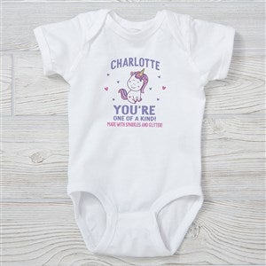 Youre One of A Kind Personalized Valentines Day Baby Bodysuit - 38993-CBB