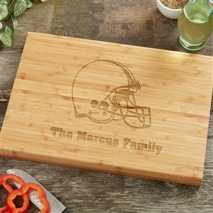 NFL Cleveland Browns Personalized Bamboo Cutting Board- 14x18 - 39022-L