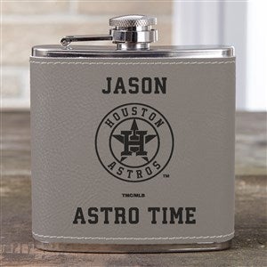 MLB Houston Astros Leatherette Personalized Flask - 39038