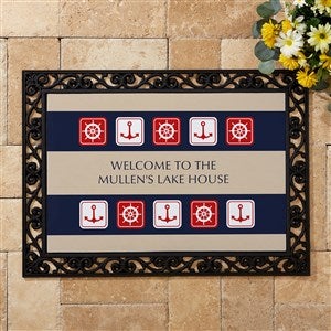 Personalized Nautical Doormat - 18x27 - 3910