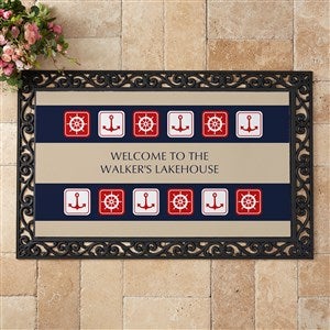 Personalized Nautical Doormat - 20x35 - 3910-M