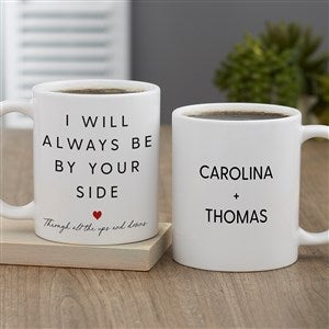 By Your Side Personalized Valentines Day Coffee Mug 11 oz.- White - 39139-S