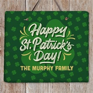 St. Patricks Day Personalized Slate Plaque - 39155