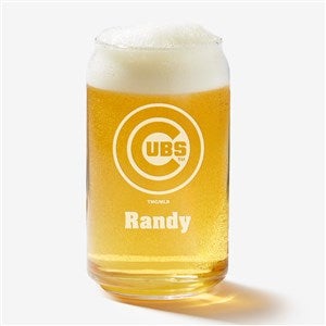 MLB Chicago Cubs Personalized 16 oz. Beer Can Glass - 39211-B