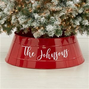 Personalized Christmas Metal Tree Collar - 39222