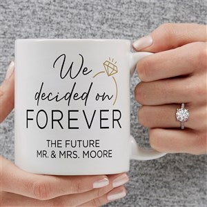 Were Engaged Personalized Coffee Mug 11 oz.- White - 39232-W