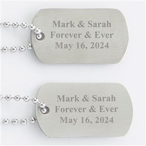 Just For You Personalized Dog Tag Set - 3927