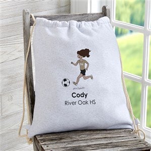 philoSophies® Soccer Personalized Sweatshirt Drawstring Bag - 39296