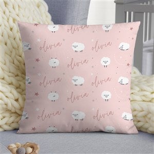 Baby Sheep Personalized 14" Throw Pillow - 39330-S
