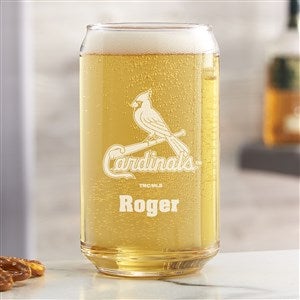 MLB St. Louis Cardinals Personalized 16 oz. Beer Can Glass - 39350-B
