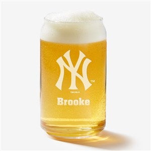 MLB New York Yankees Personalized 16 oz. Beer Can Glass - 39351-B