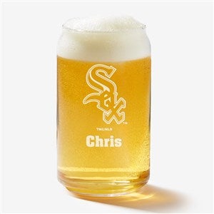 MLB Chicago White Sox Personalized 16 oz. Beer Can Glass - 39352-B