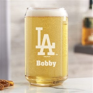 MLB Los Angeles Dodgers Personalized 16 oz. Beer Can Glass - 39354-B