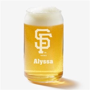 MLB San Francisco Giants Personalized 16 oz. Beer Can Glass - 39358-B
