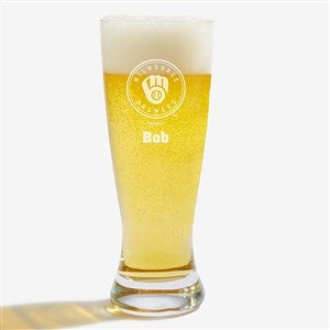 MLB Milwaukee Brewers Personalized 20oz. Pilsner Glass - 39359-P