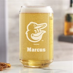 MLB Baltimore Orioles Personalized 16 oz. Beer Can Glass - 39361-B