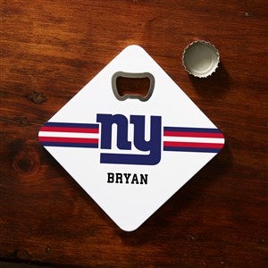 NFL New York Giants Personalized Bottle Opener Coaster - 39363