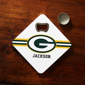 NFL Green Bay Packers Personalized Bottle Opener Coaster - 39367