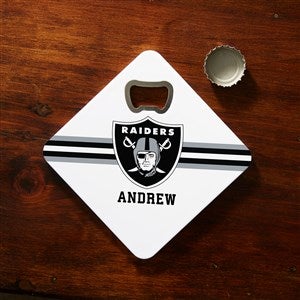 NFL Las Vegas Raiders Personalized Bottle Opener Coaster - 39368