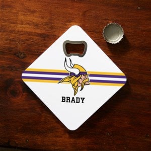 NFL Minnesota Vikings Personalized Bottle Opener Coaster - 39375