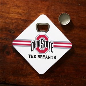 NCAA Ohio State Buckeyes Personalized Bottle Opener Coaster - 39380