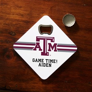 NCAA Texas A&M Aggies Personalized Bottle Opener Coaster - 39387