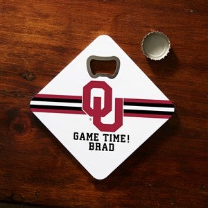 NCAA Oklahoma Sooners Personalized Bottle Opener Coaster - 39390