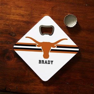 NCAA Texas Longhorns Personalized Bottle Opener Coaster - 39391