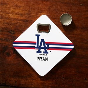 MLB Los Angeles Dodgers Personalized Bottle Opener Coaster - 39409