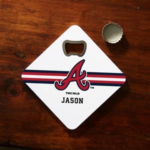 MLB Atlanta Braves Personalized Bottle Opener Coaster - 39410