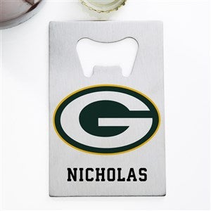 NFL Green Bay Packers Personalized Credit Card Size Bottle Opener - 39446