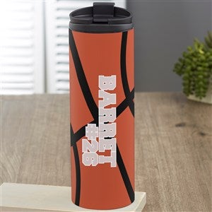 Basketball Personalized 16 oz. Travel Tumbler - 39453