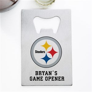 NFL Pittsburgh Steelers Personalized Credit Card Size Bottle Opener - 39539