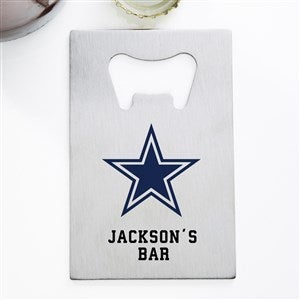 NFL Dallas Cowboys Personalized Credit Card Size Bottle Opener - 39544