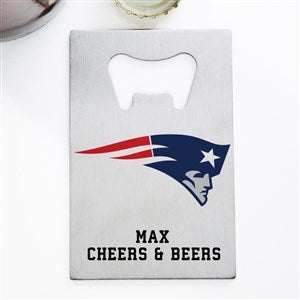 NFL New England Patriots Personalized Credit Card Size Bottle Opener - 39558