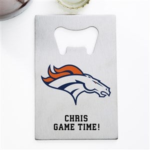 NFL Denver Broncos Personalized Credit Card Size Bottle Opener - 39565