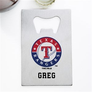 MLB Texas Rangers Personalized Credit Card Size Bottle Opener - 39566