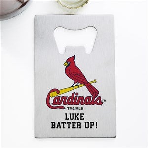 MLB St. Louis Cardinals Personalized Credit Card Size Bottle Opener - 39569