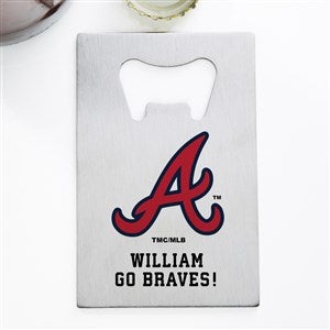 MLB Atlanta Braves Personalized Credit Card Size Bottle Opener - 39574