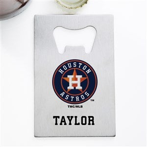 MLB Houston Astros Personalized Credit Card Size Bottle Opener - 39575