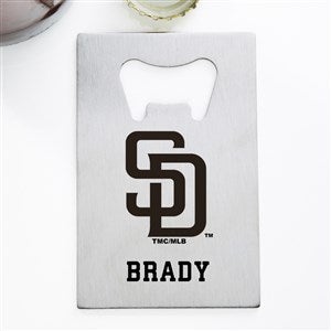 MLB San Diego Padres Personalized Credit Card Size Bottle Opener - 39578