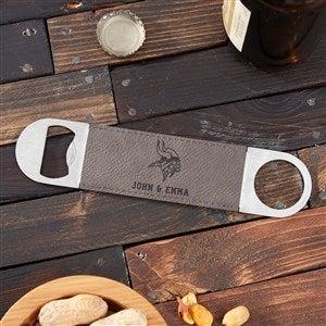 NFL Minnesota Vikings Personalized Leatherette Bottle Opener - 39592