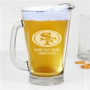 NFL San Francisco 49ers Personalized Beer Pitcher - 39632
