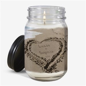Our Paradise Island Personalized Farmhouse Candle Jar - 39660