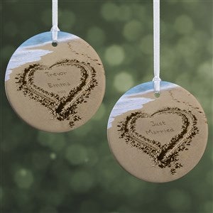 Our Paradise Island Personalized Ornament- 2.85" Glossy - 2 Sided - 39661-2S