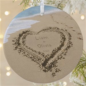 Our Paradise Island Personalized Ornament- 3.75" Matte - 1 Sided - 39661-1L