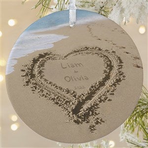 Our Paradise Island Personalized Ornament- 3.75