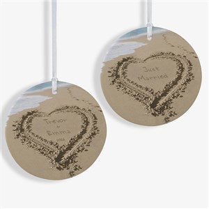 Our Paradise Island Personalized Ornament- 3.75 Matte - 2 Sided - 39661-2L