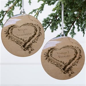 Our Paradise Island Personalized Ornament- 3.75" Wood - 2 Sided - 39661-2W